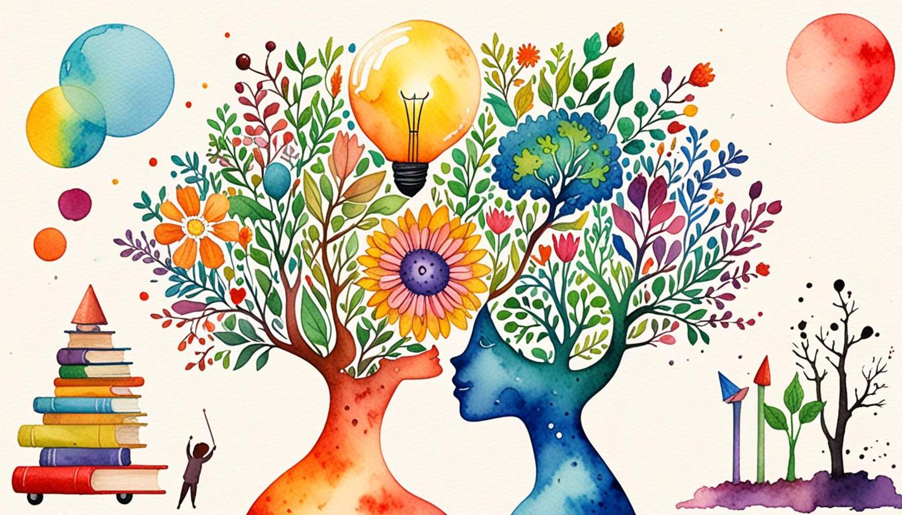 Curiosity-Driven Learning Strategies for Positive Mind Growth